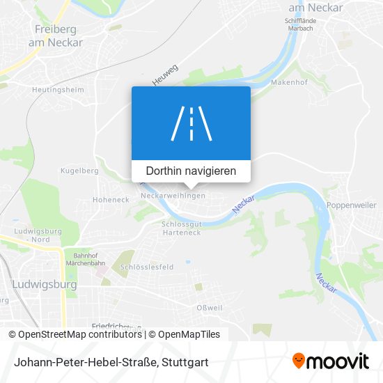 Johann-Peter-Hebel-Straße Karte