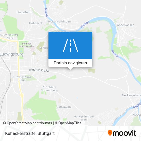 Kühäckerstraße Karte