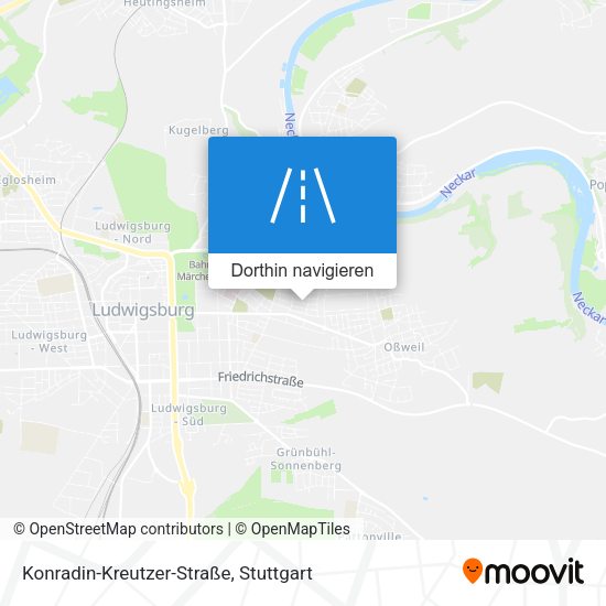 Konradin-Kreutzer-Straße Karte