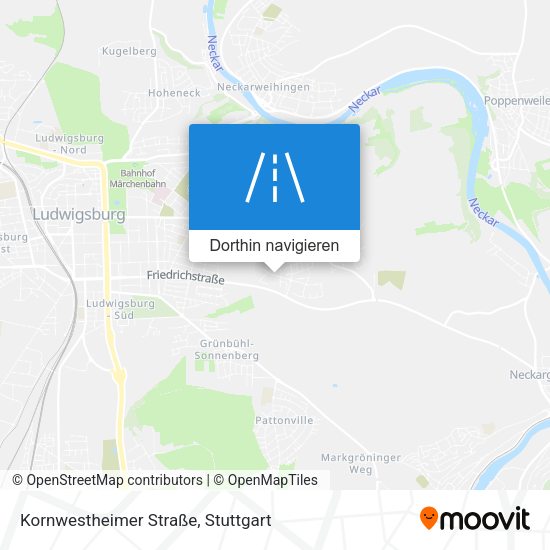 Kornwestheimer Straße Karte