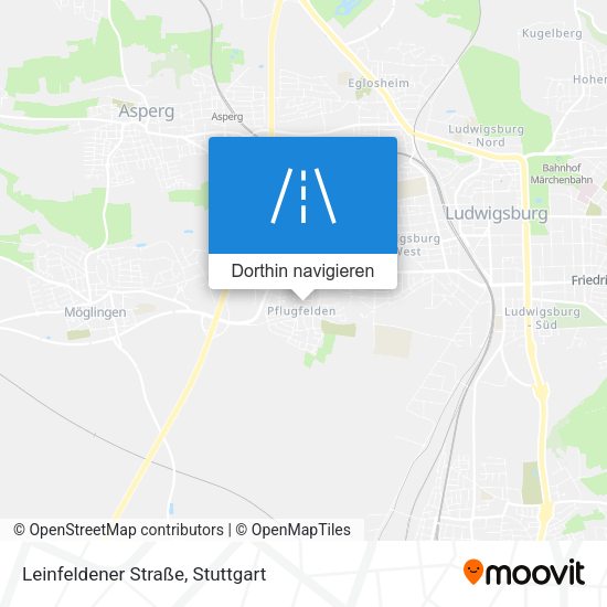 Leinfeldener Straße Karte