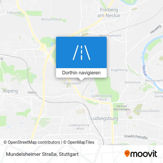 Mundelsheimer Straße Karte