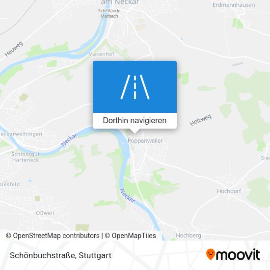 Schönbuchstraße Karte