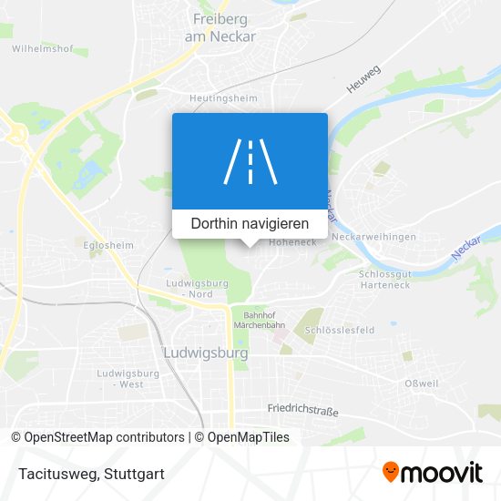 Tacitusweg Karte