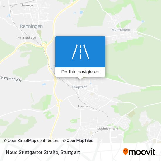 Neue Stuttgarter Straße Karte