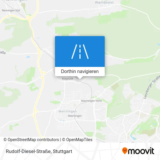 Rudolf-Diesel-Straße Karte