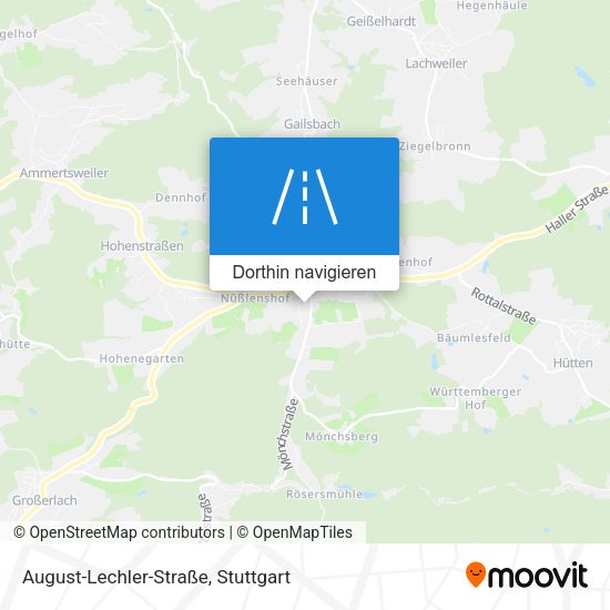 August-Lechler-Straße Karte