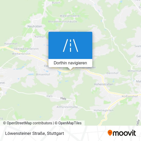 Löwensteiner Straße Karte