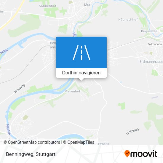 Benningweg Karte