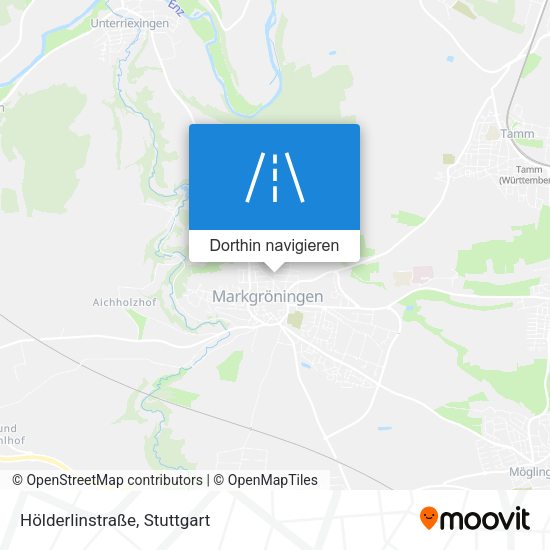 Hölderlinstraße Karte