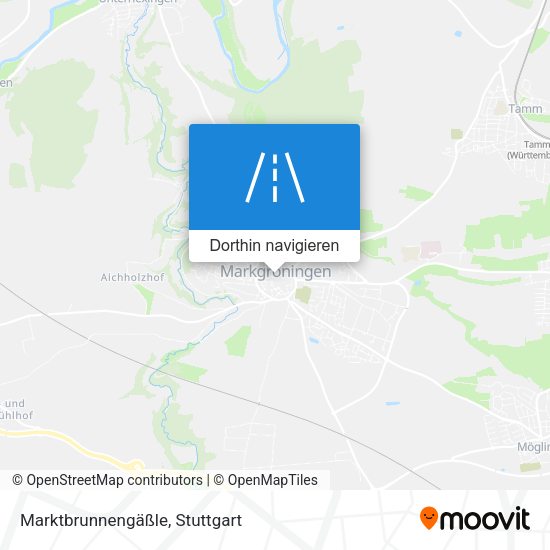 Marktbrunnengäßle Karte