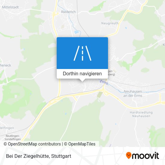 Bei Der Ziegelhütte Karte