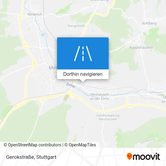 Gerokstraße Karte