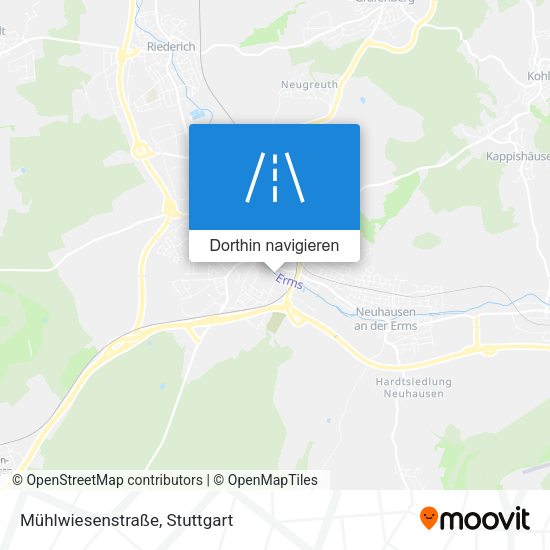 Mühlwiesenstraße Karte