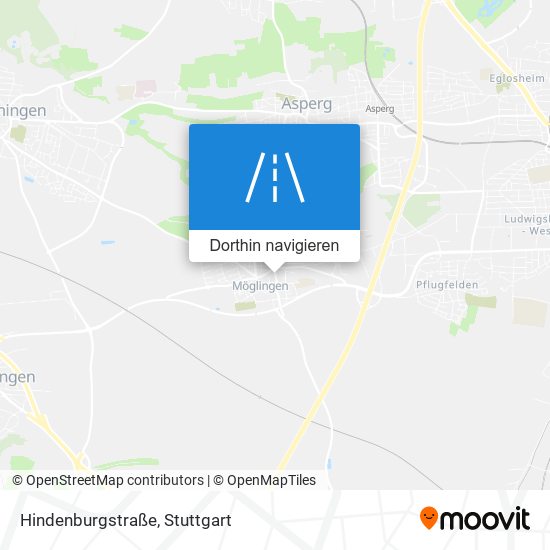 Hindenburgstraße Karte