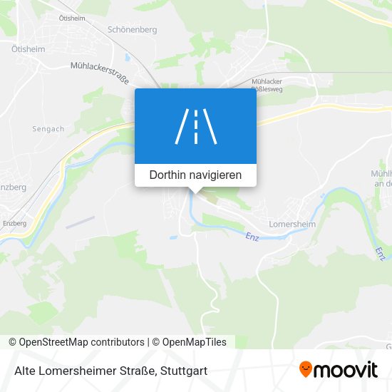 Alte Lomersheimer Straße Karte