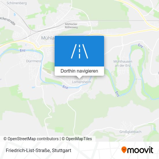 Friedrich-List-Straße Karte