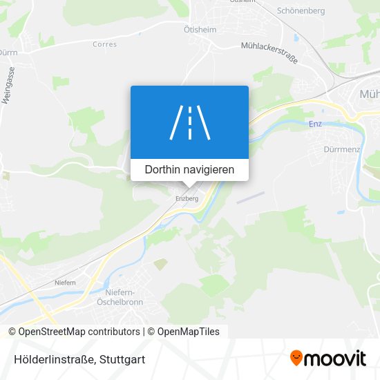 Hölderlinstraße Karte