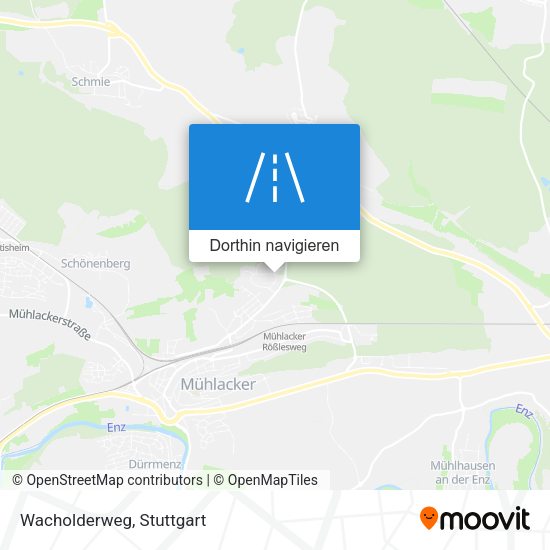 Wacholderweg Karte