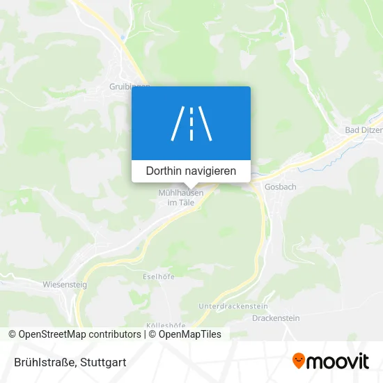 Brühlstraße Karte