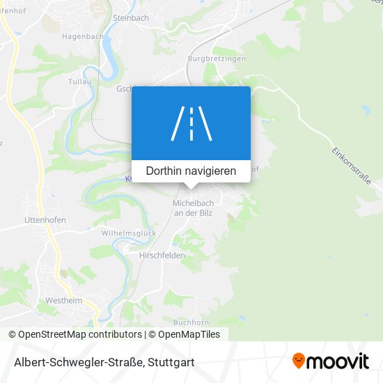 Albert-Schwegler-Straße Karte