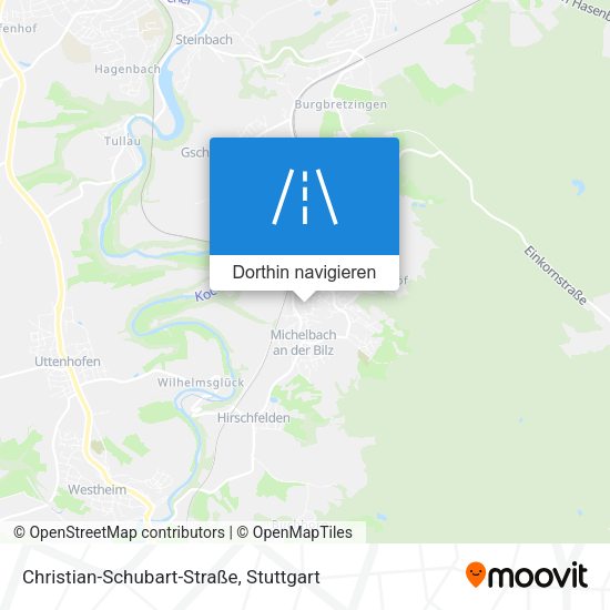 Christian-Schubart-Straße Karte