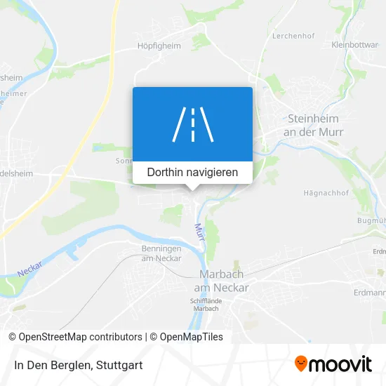 In Den Berglen Karte