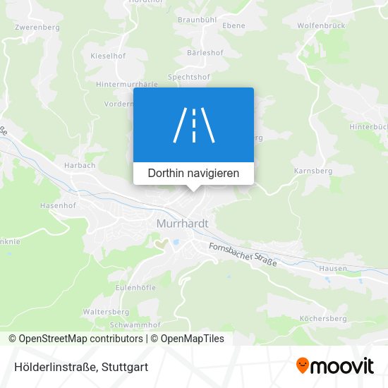 Hölderlinstraße Karte