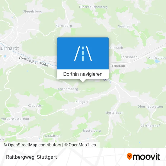 Raitbergweg Karte
