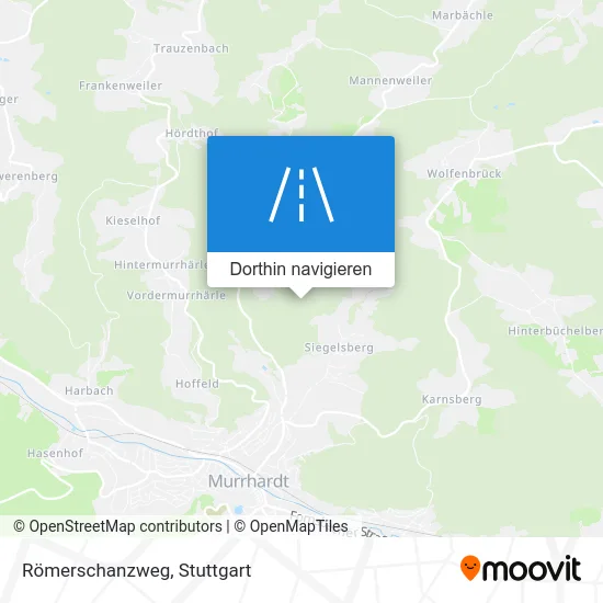 Römerschanzweg Karte