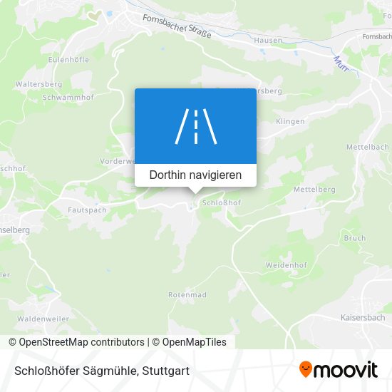 Schloßhöfer Sägmühle Karte