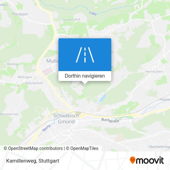 Kamillenweg Karte