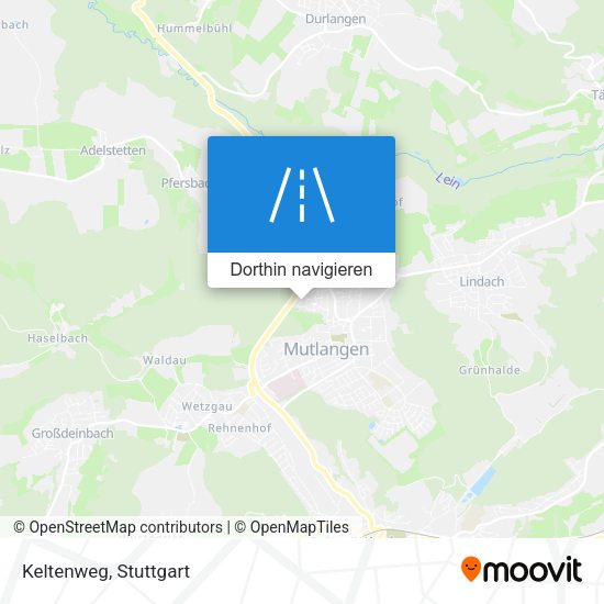 Keltenweg Karte