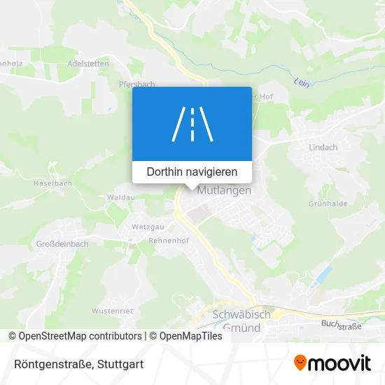 Röntgenstraße Karte