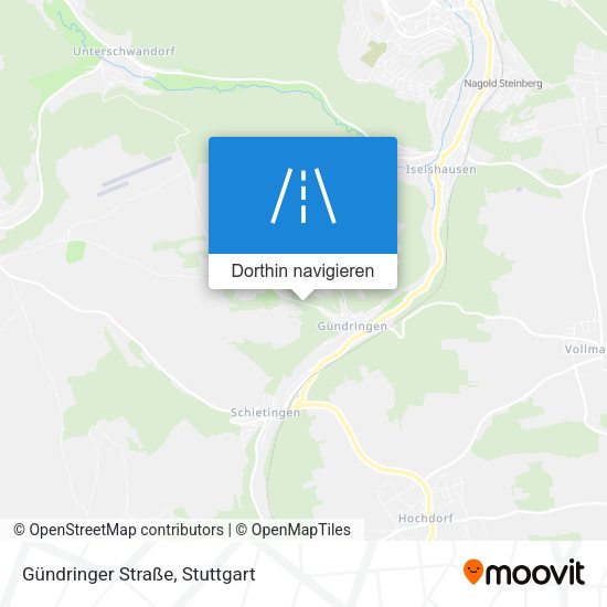 Gündringer Straße Karte