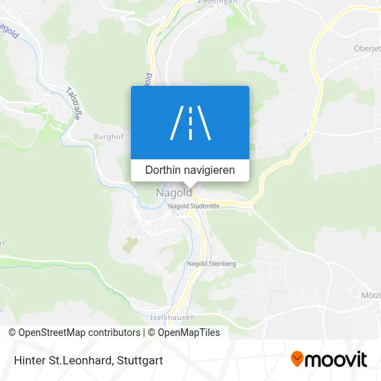 Hinter St.Leonhard Karte