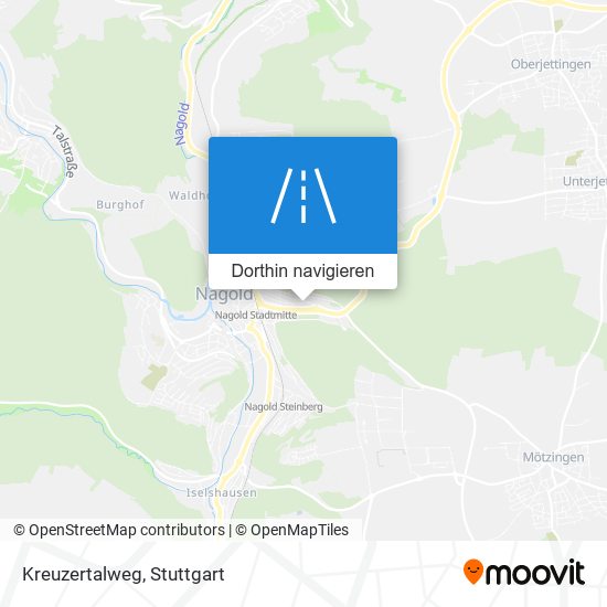 Kreuzertalweg Karte