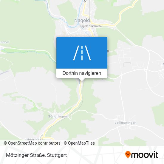 Mötzinger Straße Karte