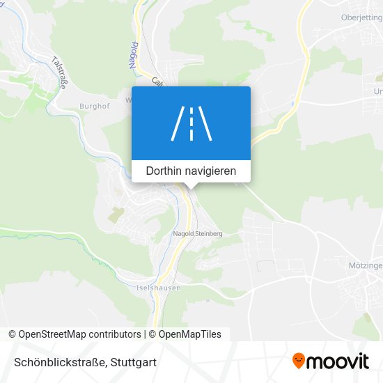 Schönblickstraße Karte