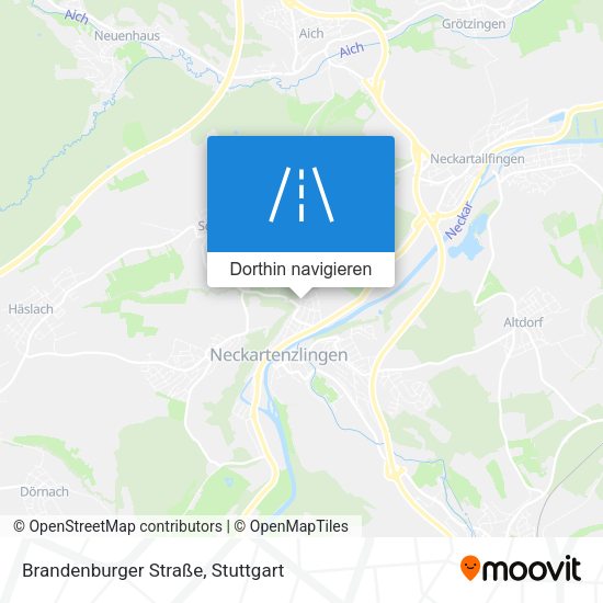 Brandenburger Straße Karte