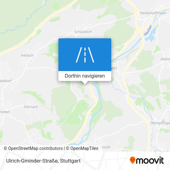 Ulrich-Gminder-Straße Karte