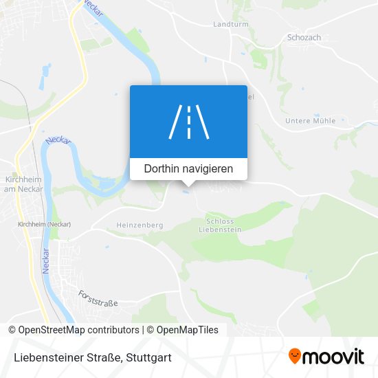 Liebensteiner Straße Karte
