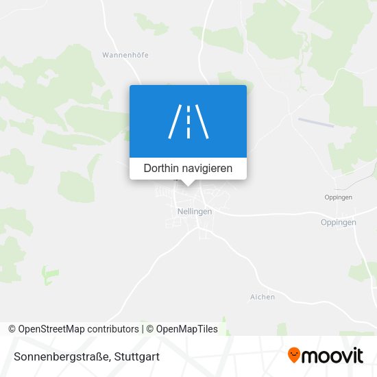 Sonnenbergstraße Karte