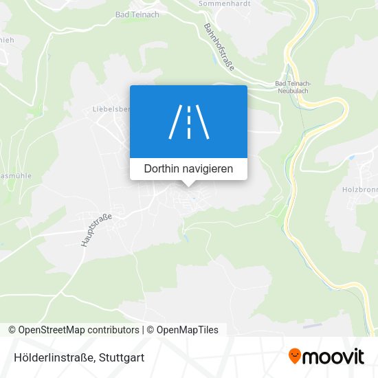 Hölderlinstraße Karte