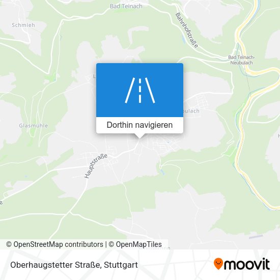 Oberhaugstetter Straße Karte