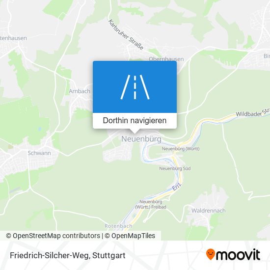 Friedrich-Silcher-Weg Karte