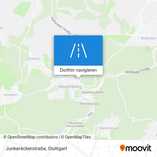 Junkeräckerstraße Karte