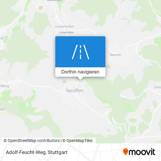 Adolf-Feucht-Weg Karte