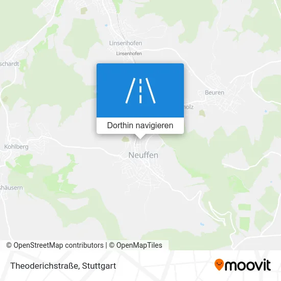 Theoderichstraße Karte