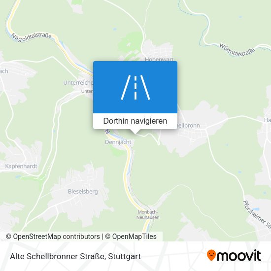 Alte Schellbronner Straße Karte